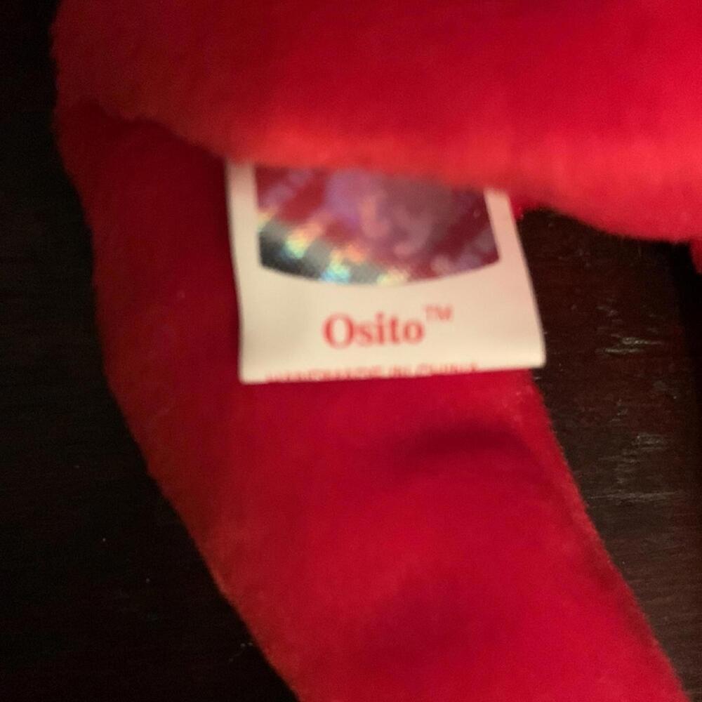 🍁Ty Osito Beanie Baby red bear. DOB 2/5/99 - Picture 3 of 9